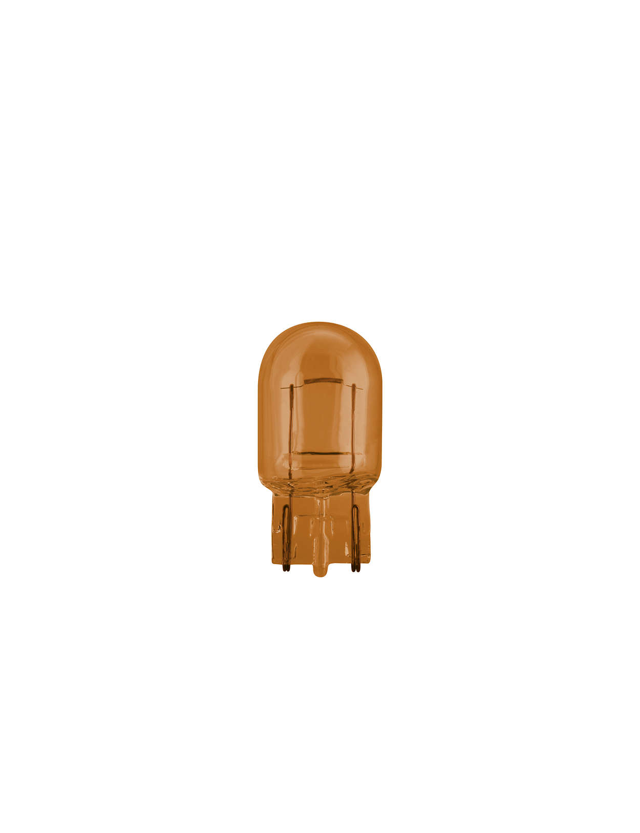 лампа 12V 21W (поворот) б/цок. (WY21W / W3x16d) желтая